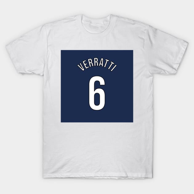 Verratti 6 Home Kit - 22/23 Season T-Shirt by GotchaFace